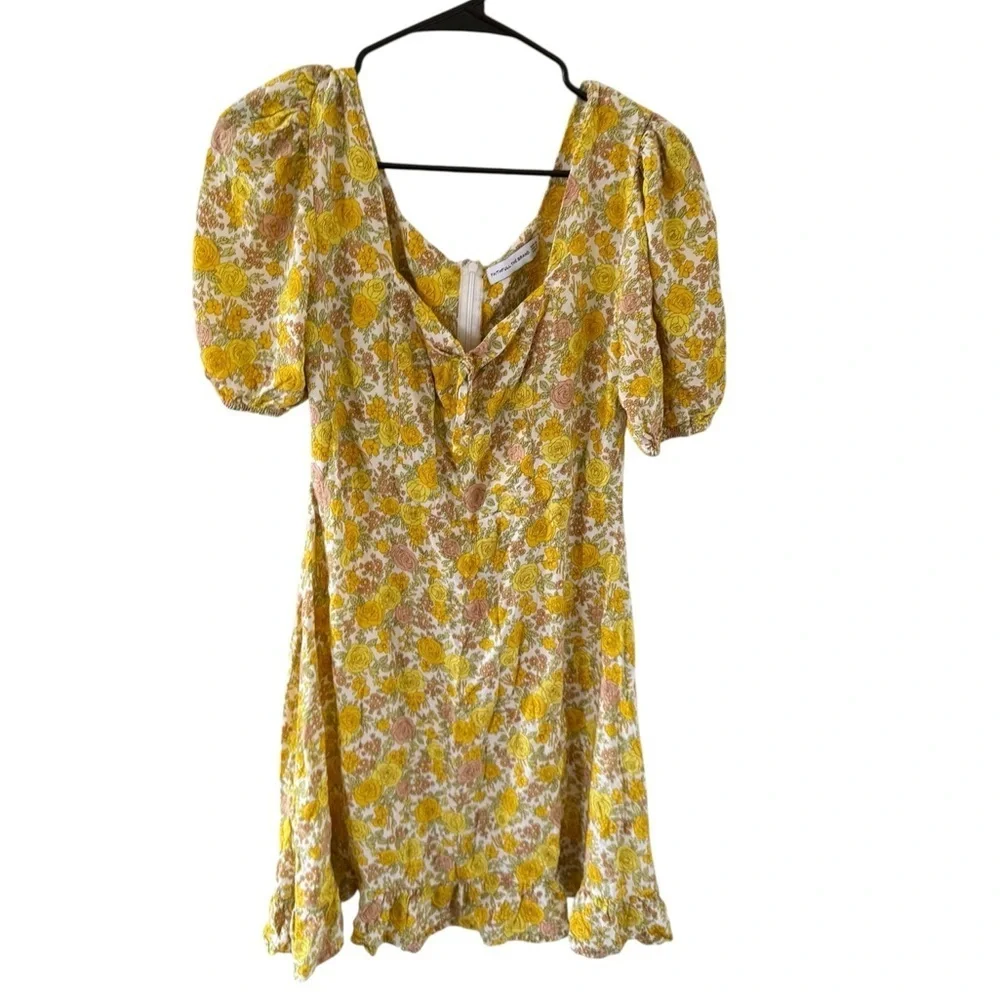 Faithfull the Brand Agathe Mini Dress in Garden Floral